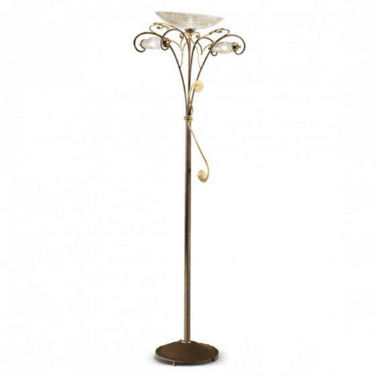 Botte Floor Lamp with Silver Details