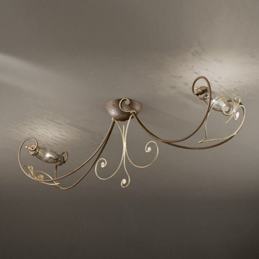 Botte Ceiling Light with Silver Details