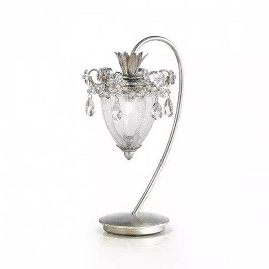 Rugiada Table Lamp Silver Leaf