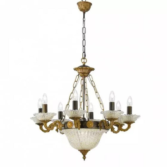 Sparta 9-Light Chandelier Gold