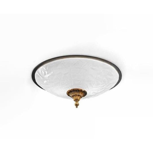 Atene Ceiling Light Gold with Burnished Shade