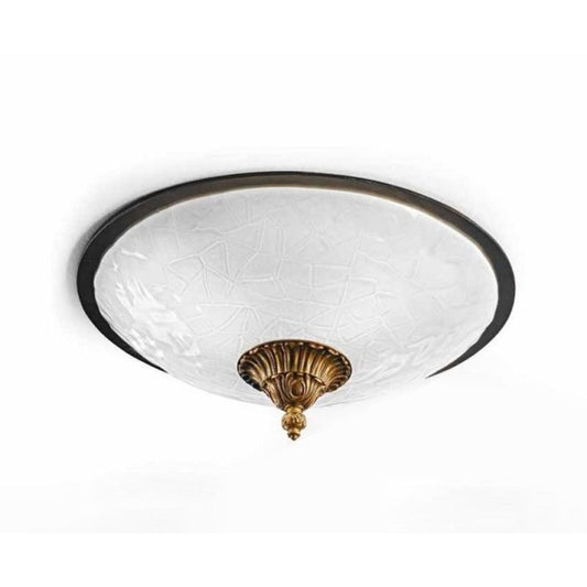 Atene Ceiling Light Gold with Burnished Shade