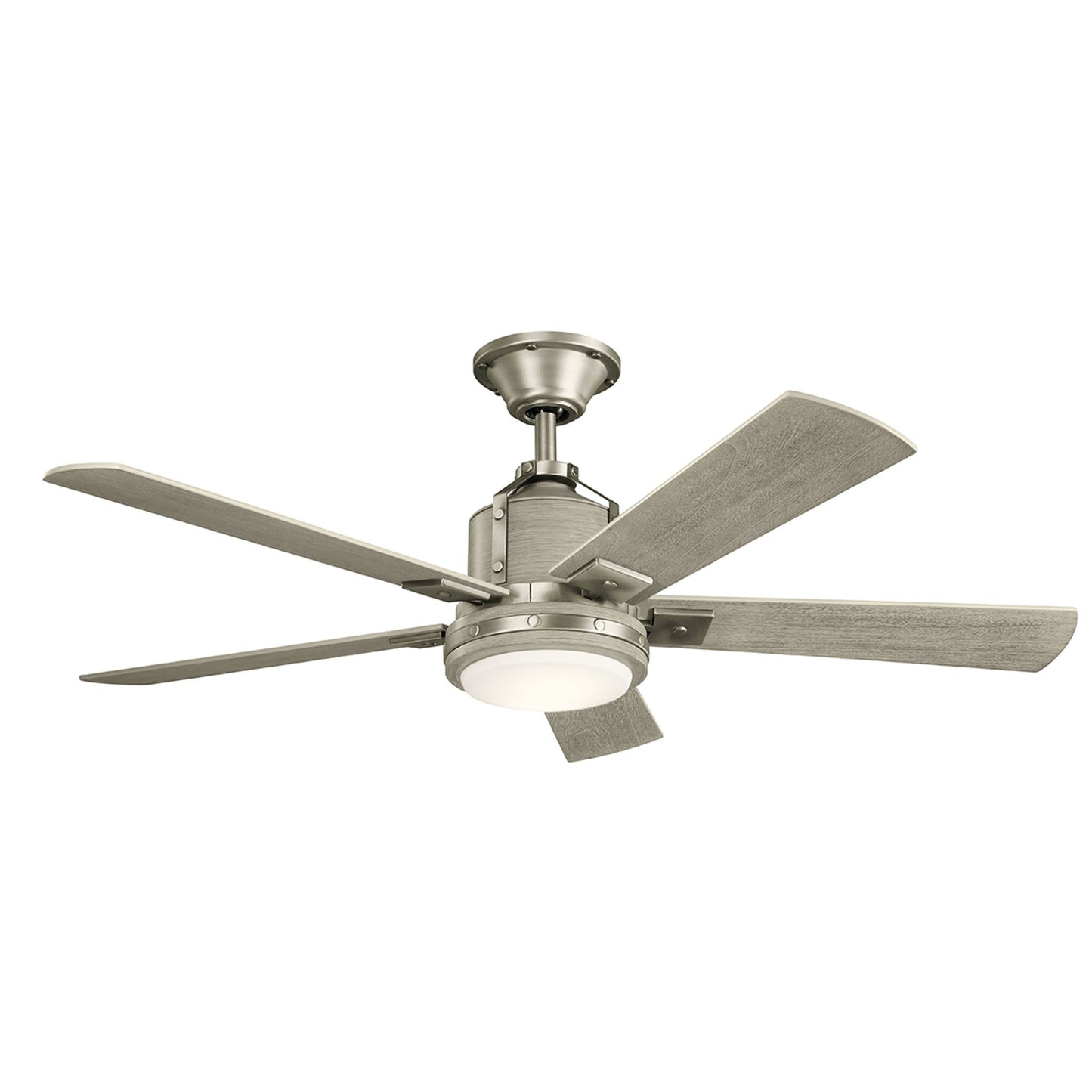 Colerne Ceiling Fan & Light Brushed Nickel