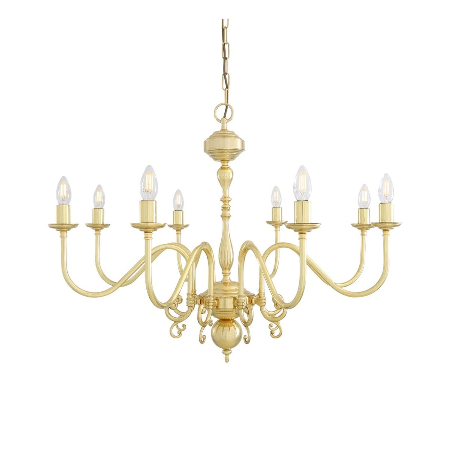 Flemish 8-Light Chandelier