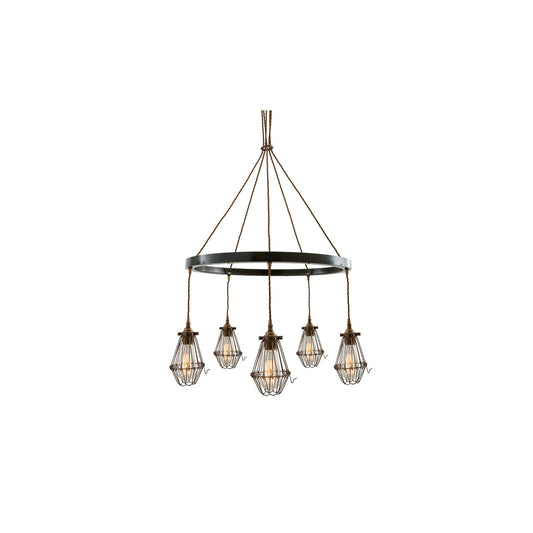 Praia 1-Tier Ring Pendant Antique Brass