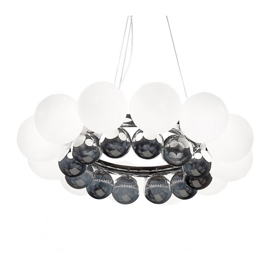 24Pearls 12-Light Pendant Chrome