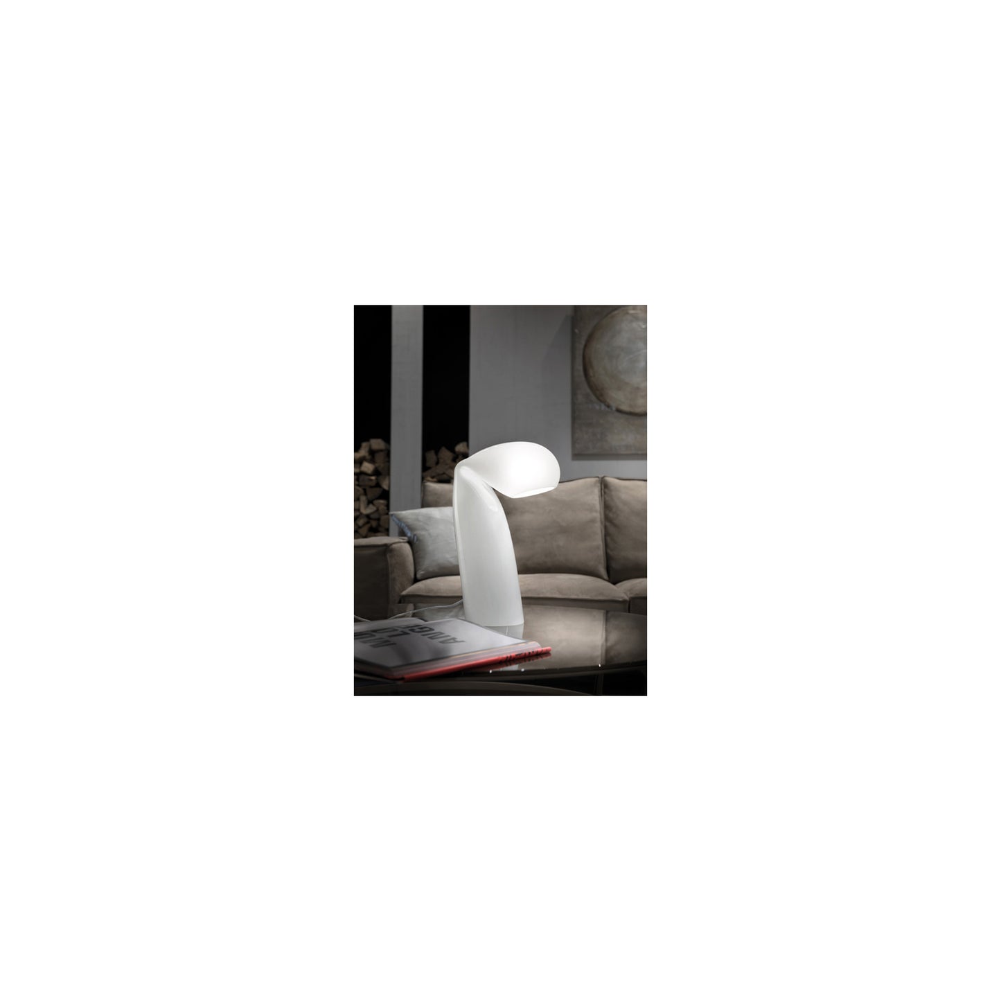 Bissona Table Lamp White