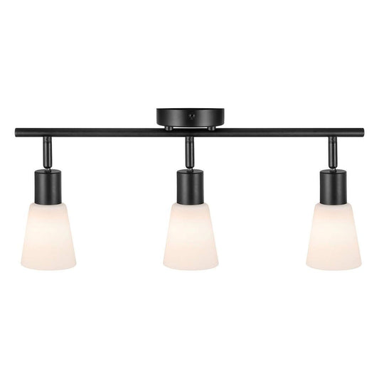 Cole 3-Rail Ceiling Light Black