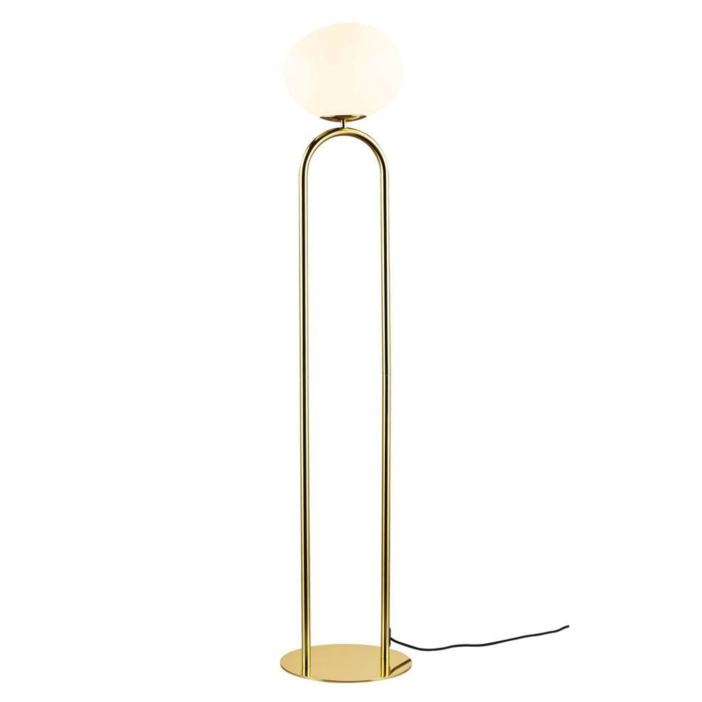 Shapes Floor Lamp Brass