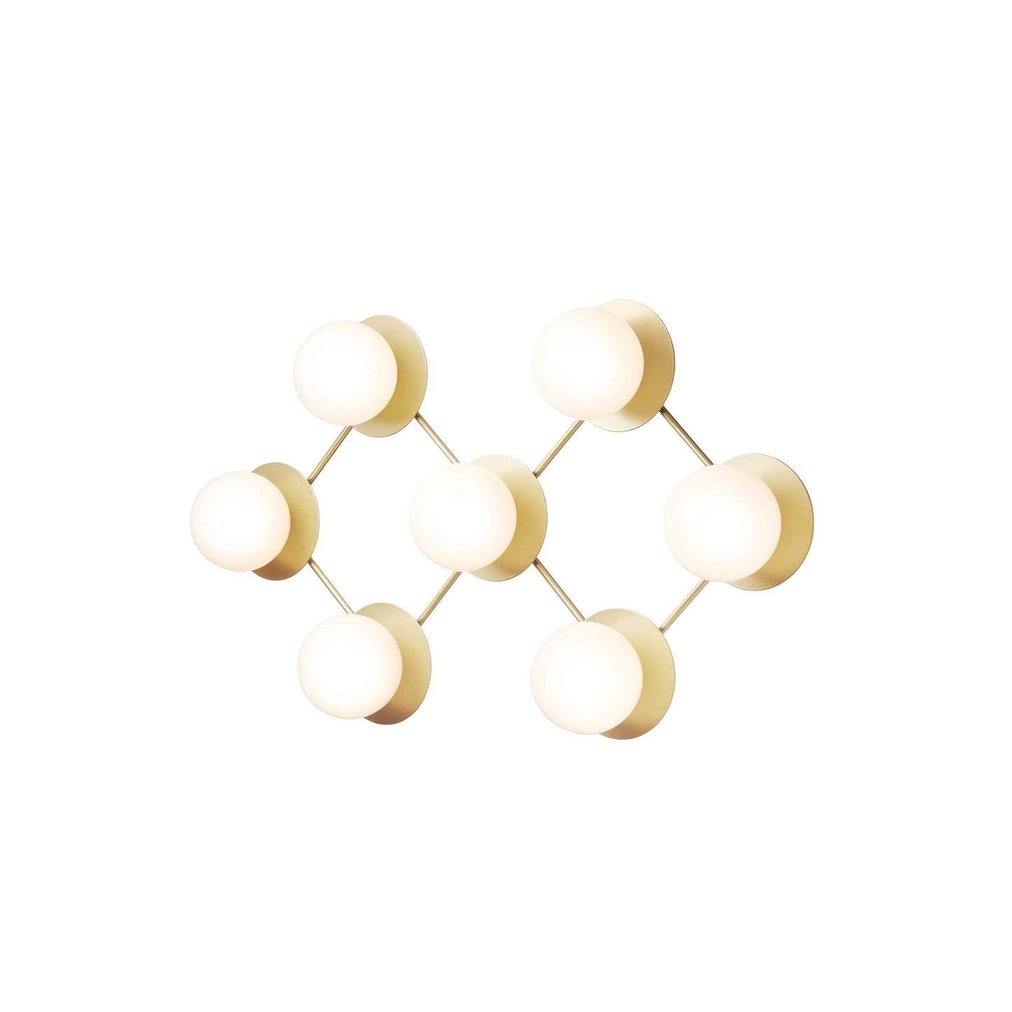 Liila 7 Ceiling or Wall Light Nordic Gold