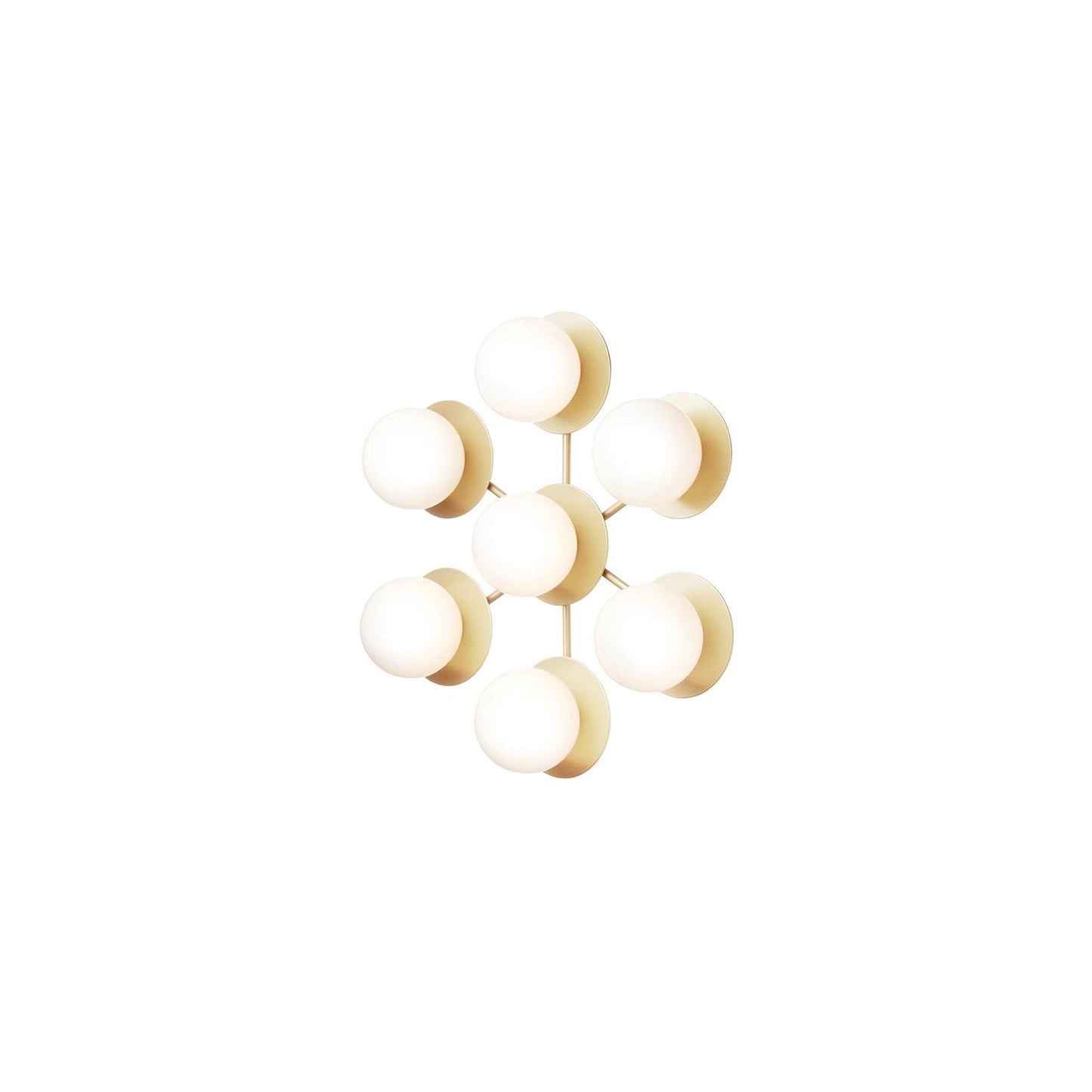 Liila Star Ceiling or Wall Light Nordic Gold