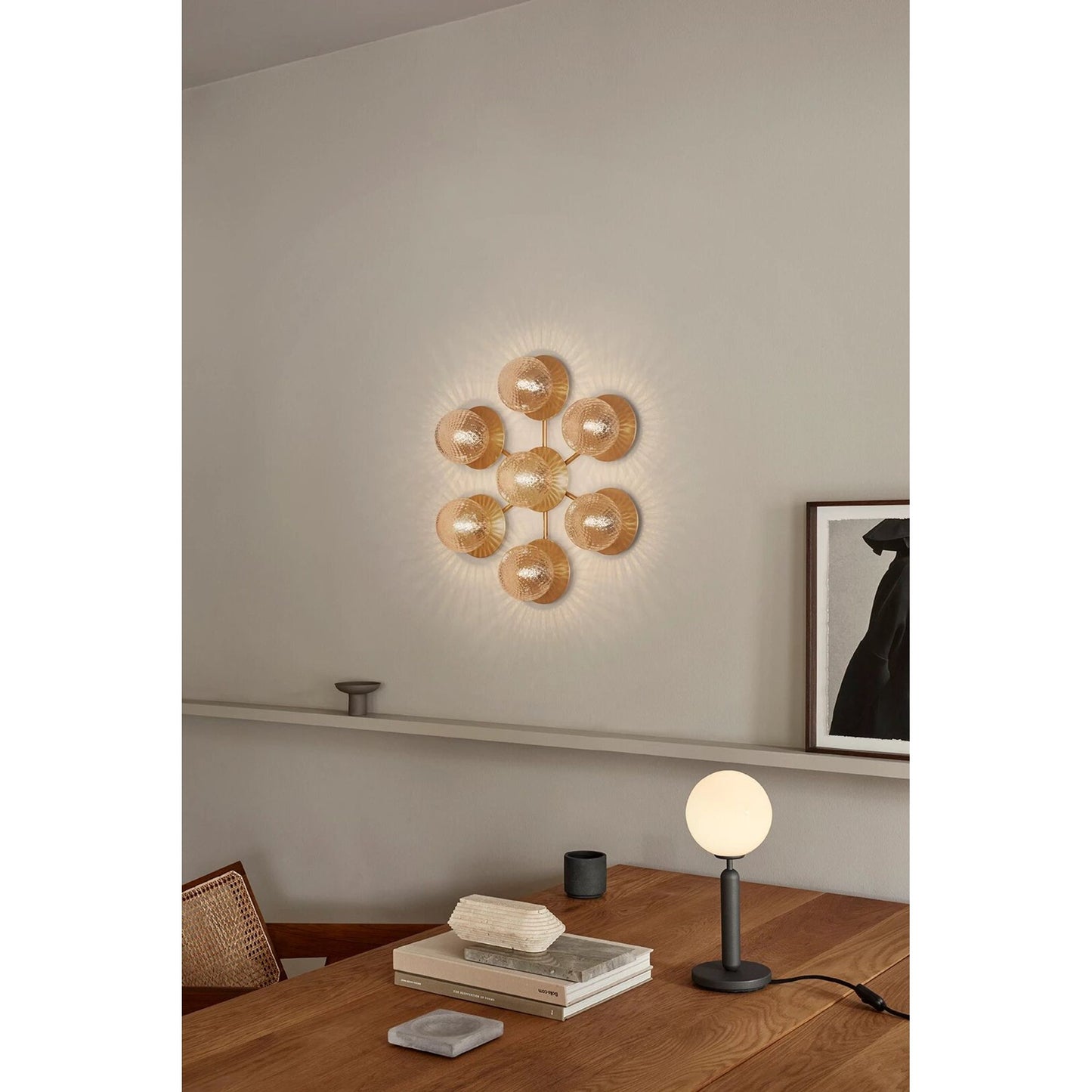 Liila Star Ceiling or Wall Light Nordic Gold