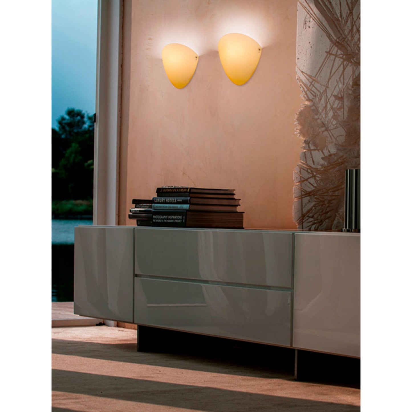 Ovalina AP Glossy Wall Light