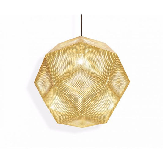 Etch 50cm Pendant Matt Brass