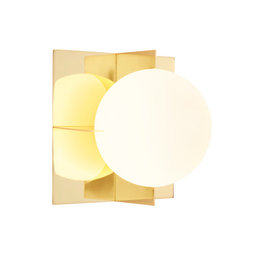 Plane Wall Light Polished Brass