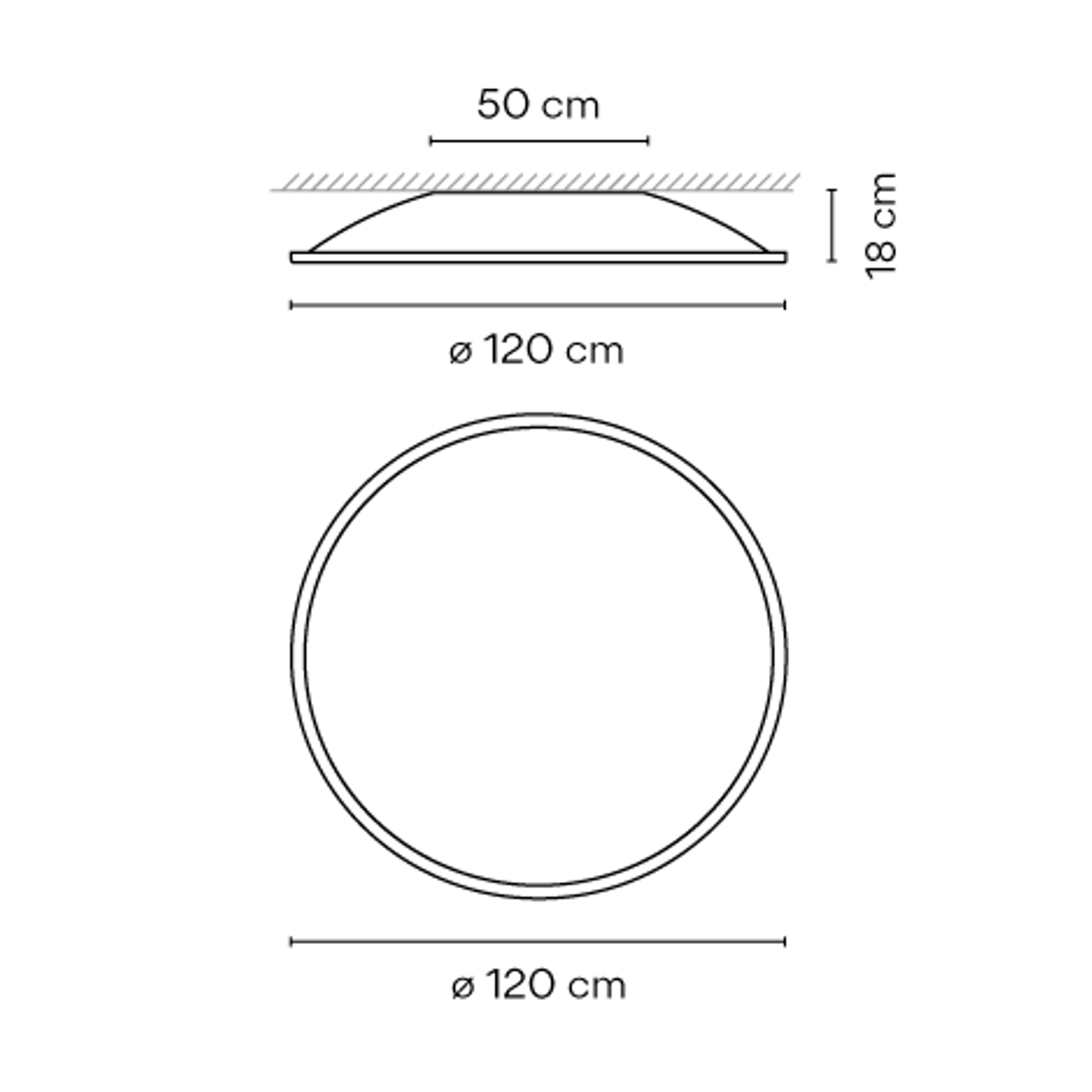 Big 0532 3000K LED Ceiling Light