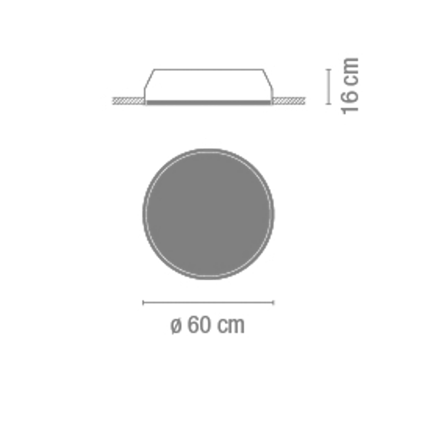 Big 0544 Built-in Recessed Ceiling Light