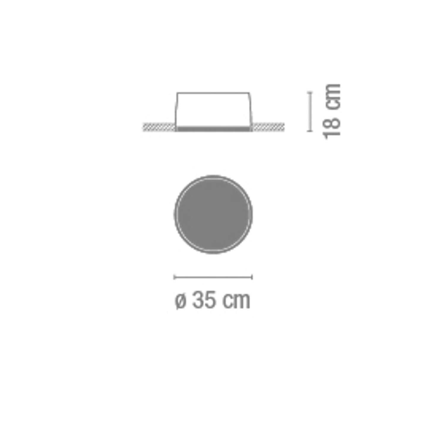 Big 0546 Built-in Recessed Ceiling Light