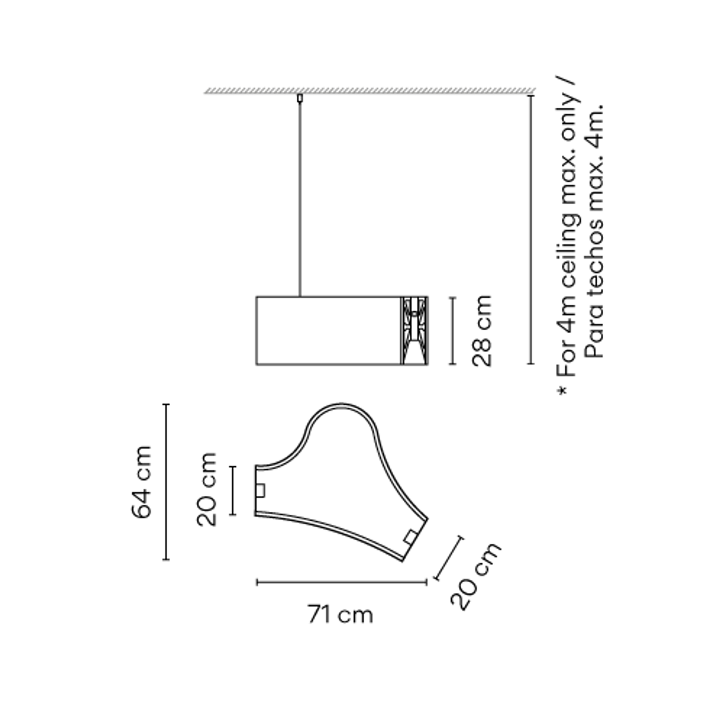 Ameba 2217 LED Pendant