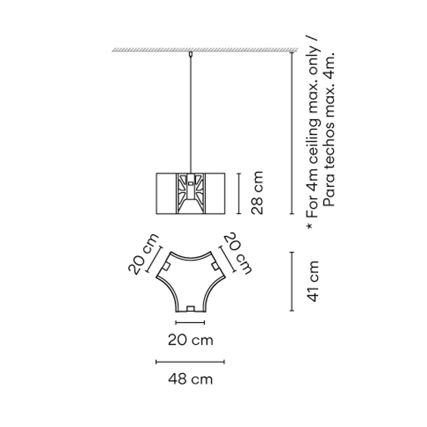 Ameba 2222 LED Pendant