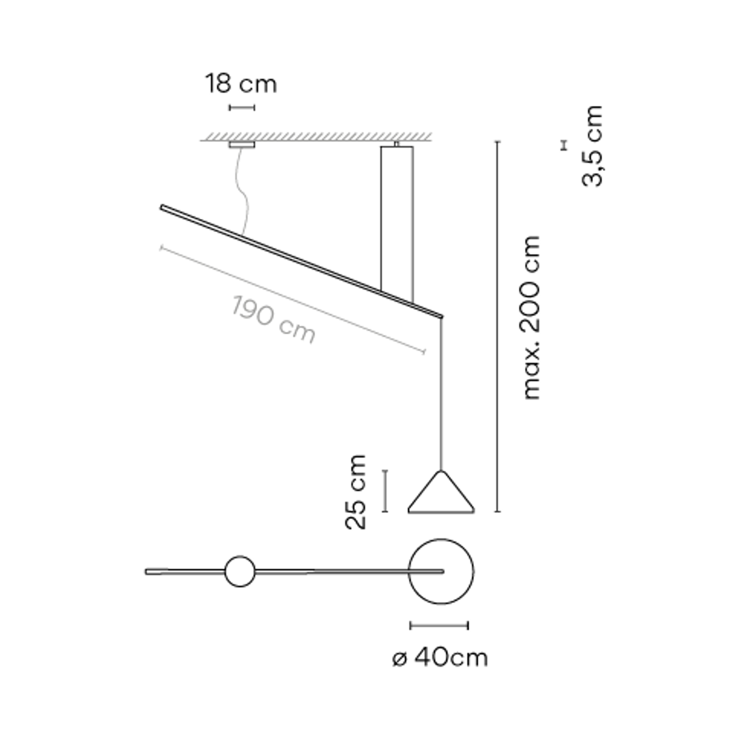 North 5672 LED Pendant