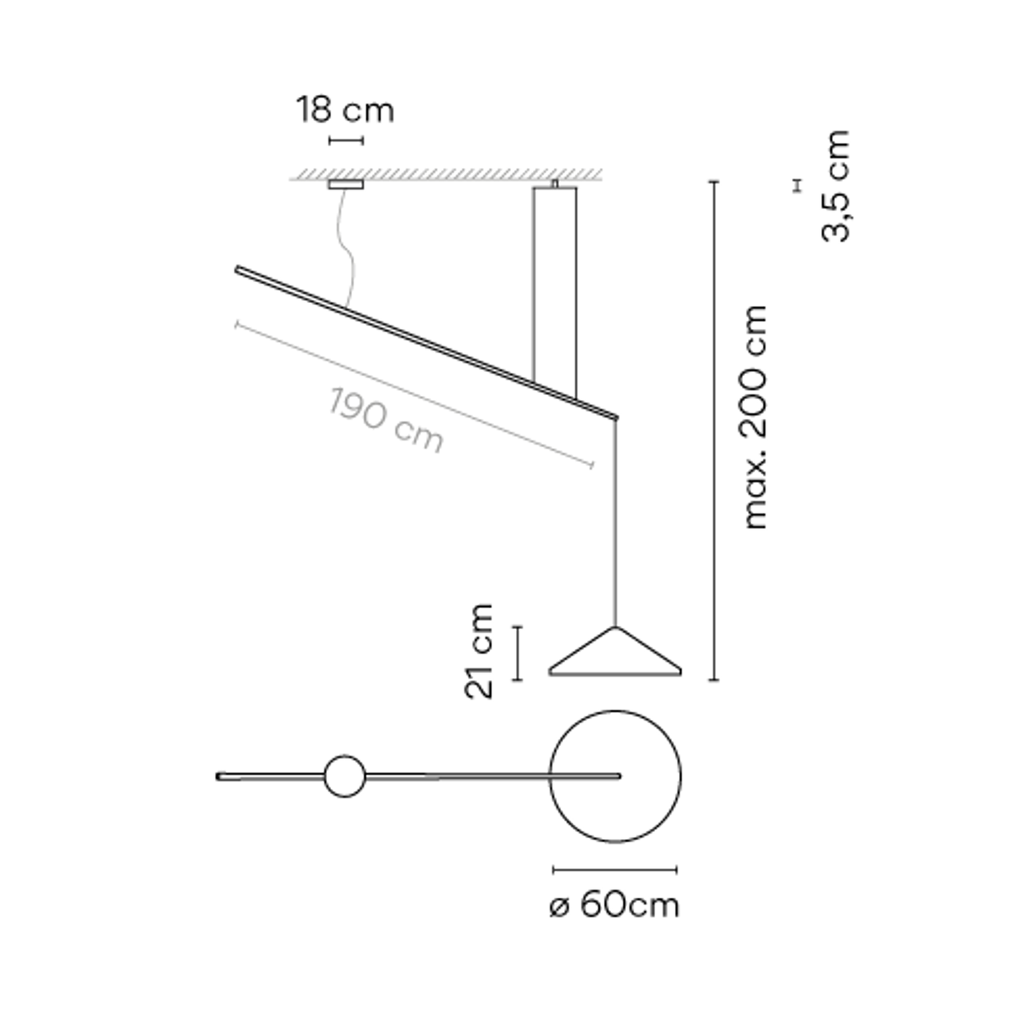 North 5674 LED Pendant