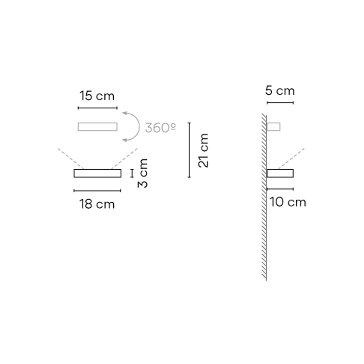 Set 7750 LED Wall Light