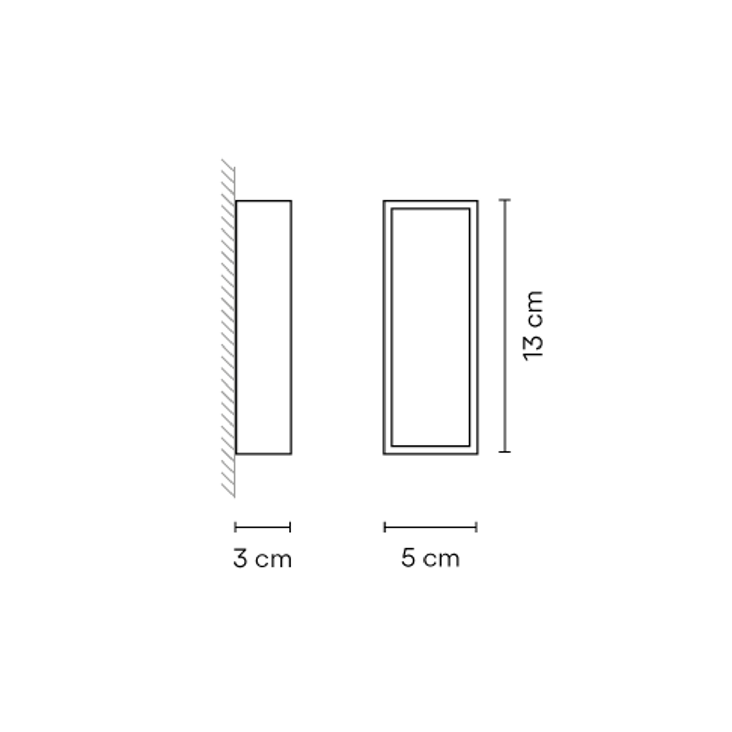 Alpha 7935 LED Wall Light