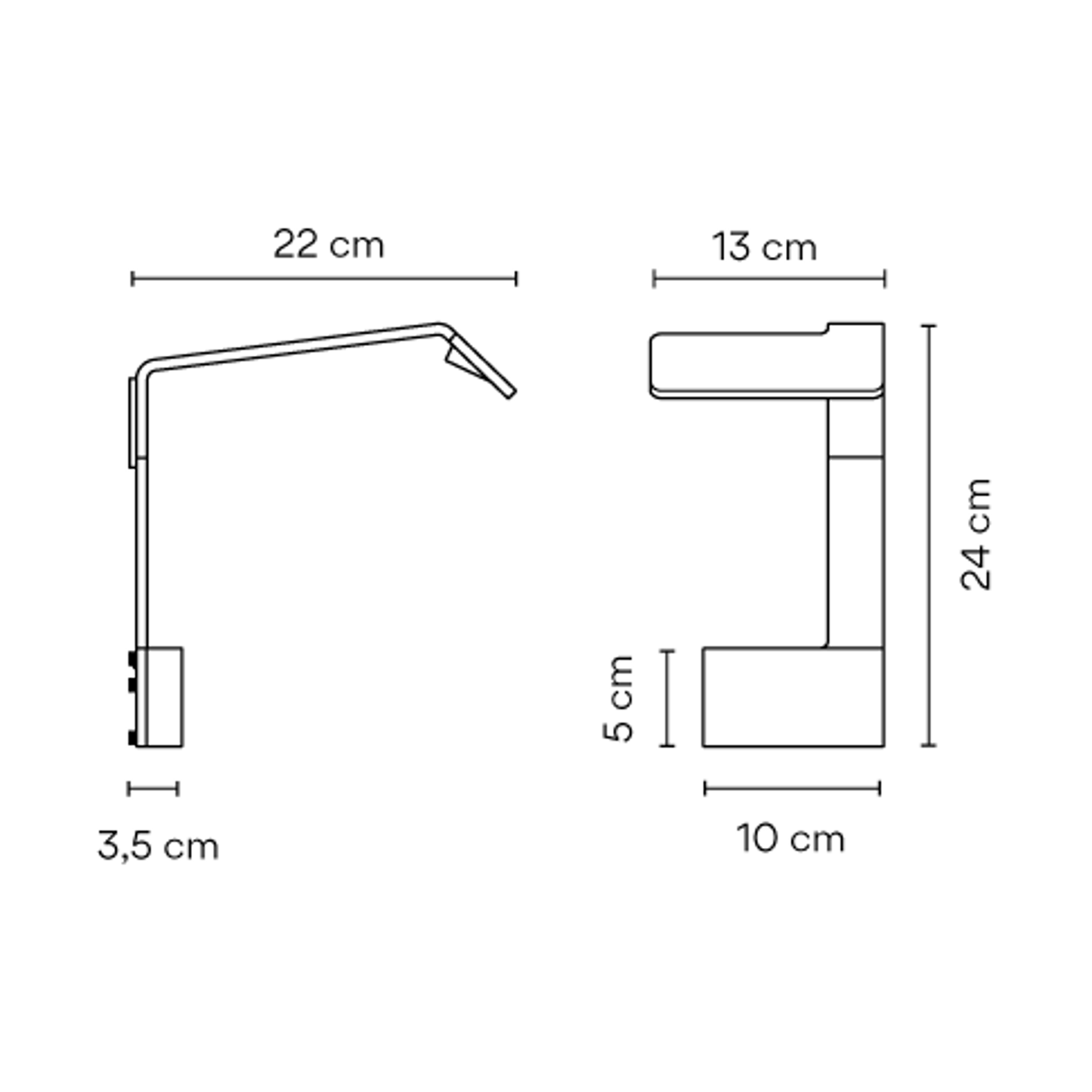 Alpha 7955 LED Wall Light