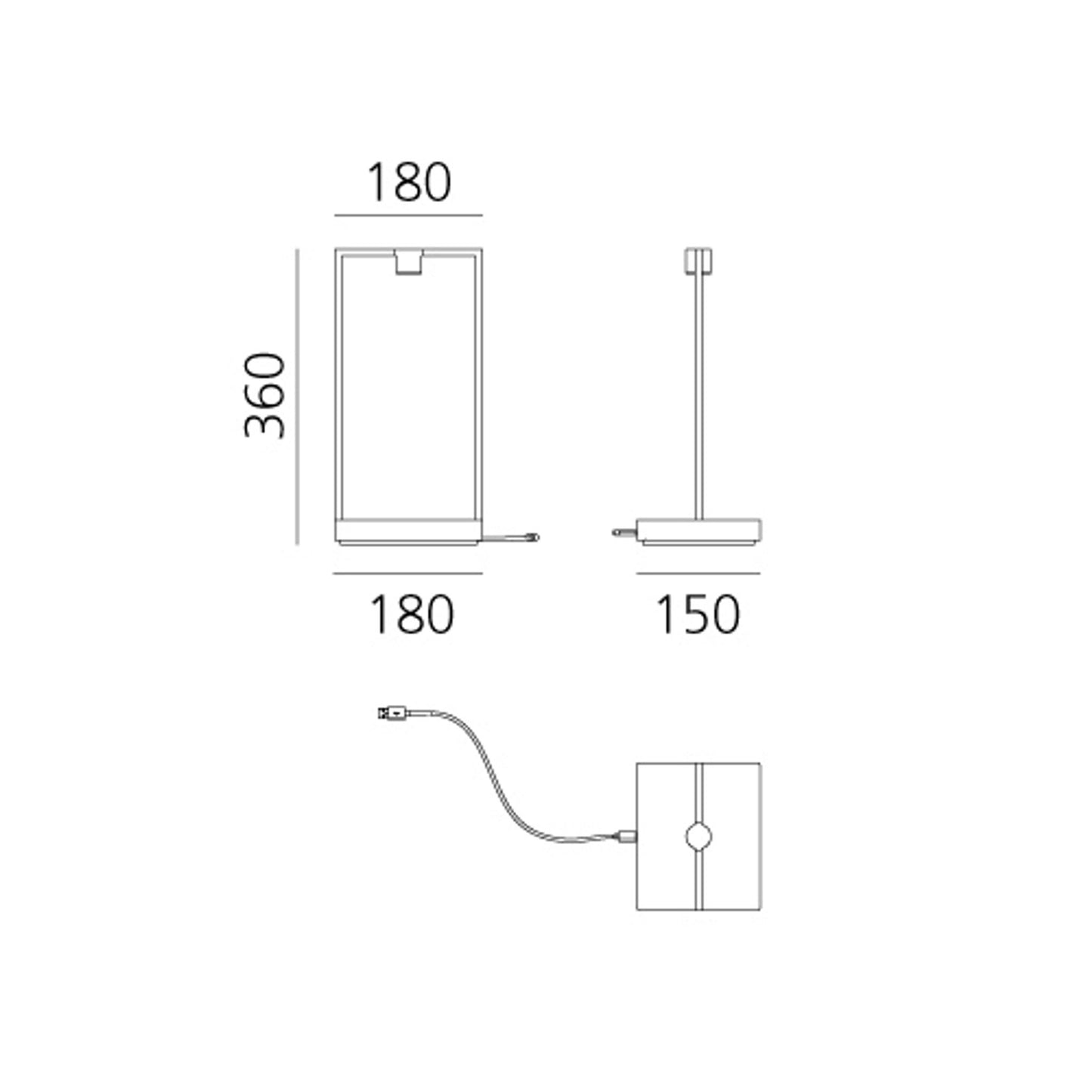 Curiosity 36 Focus LED Table Lamp