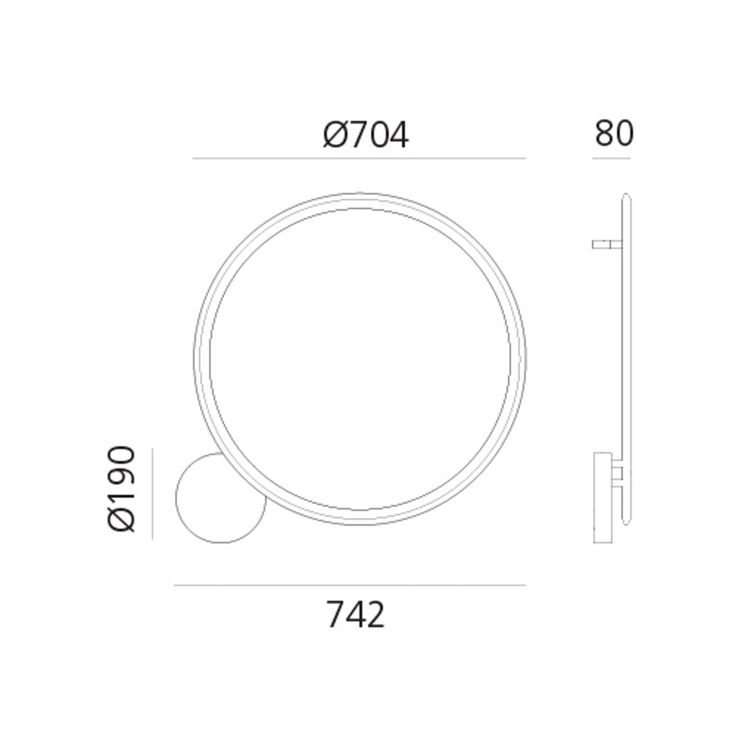 Discovery LED Wall/Ceiling Light