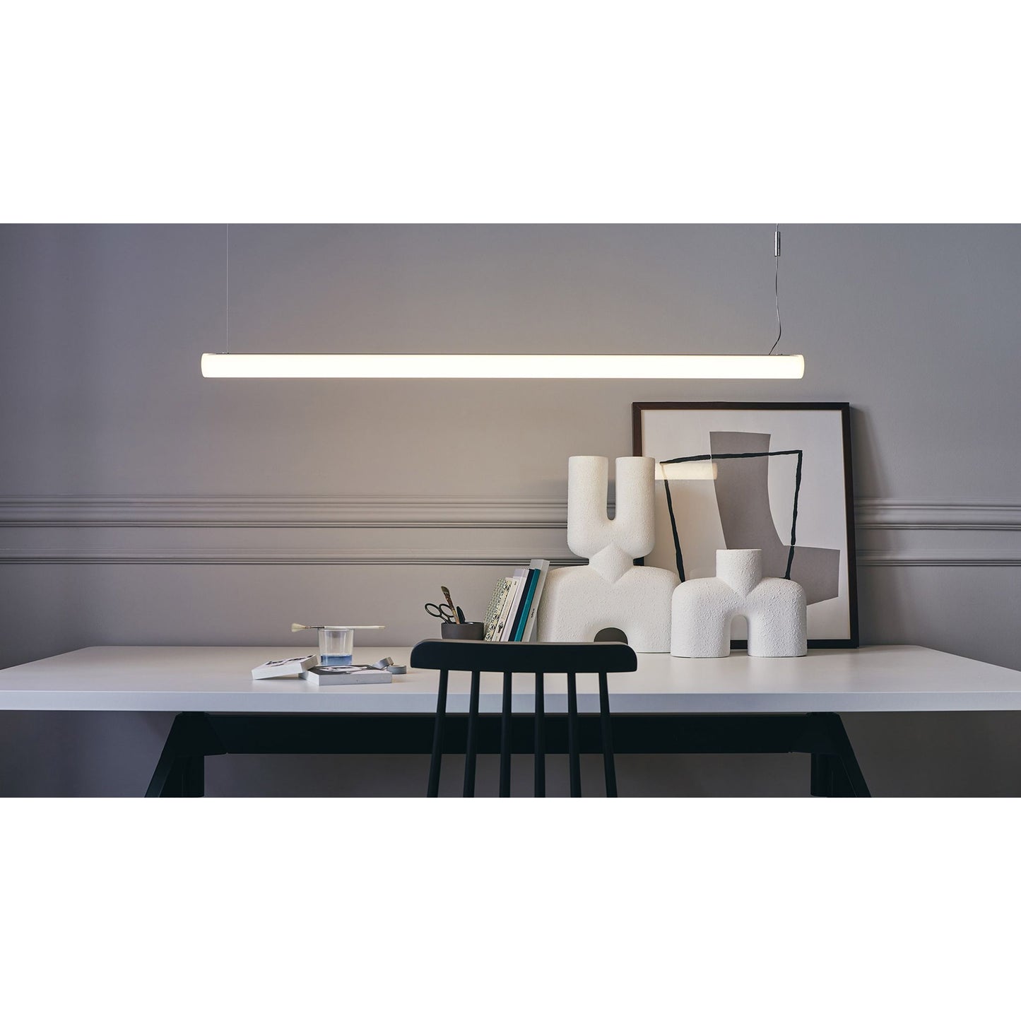 Alphabet of Light Linear 180 LED Pendant White