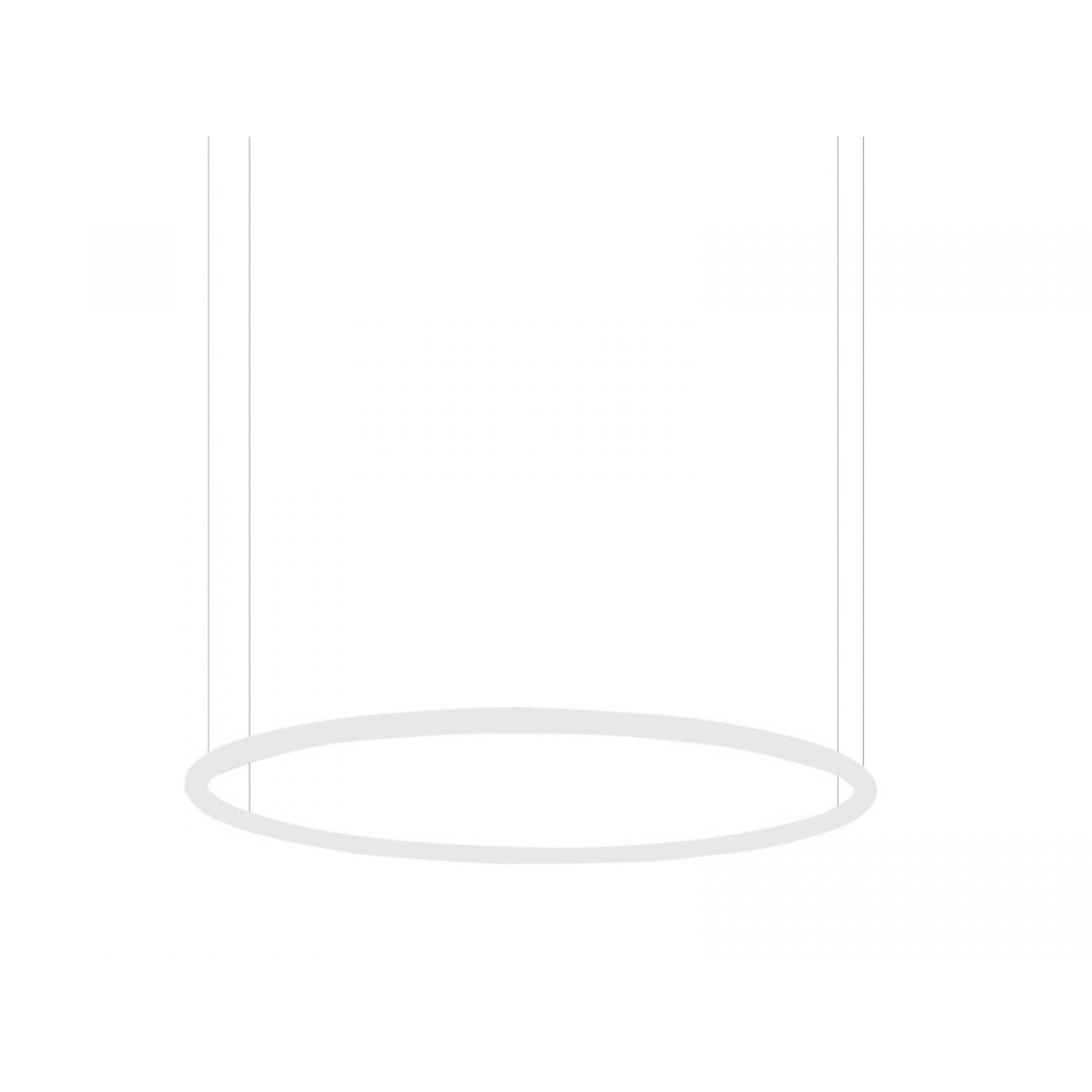 Alphabet of Light Circular 90 LED Pendant White