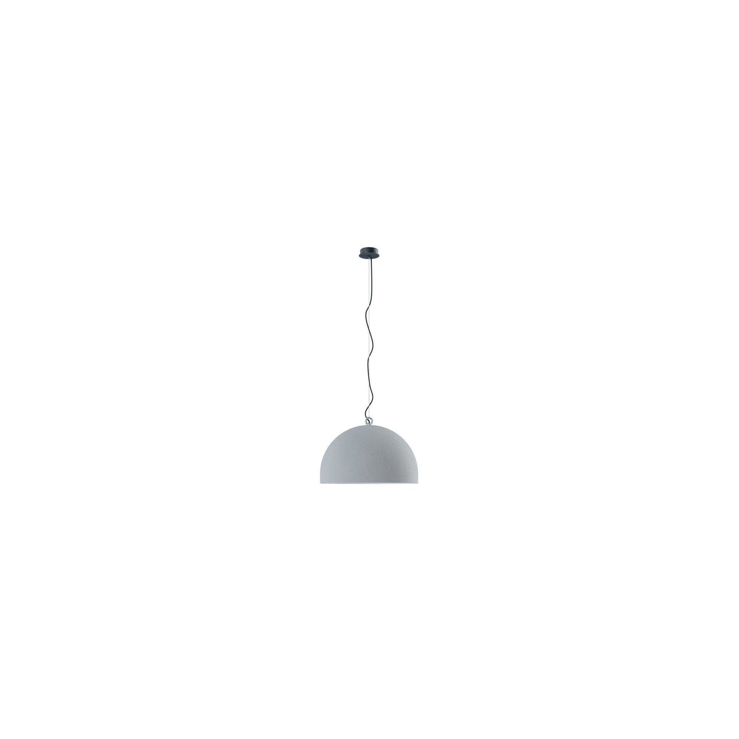 Urban Concrete 60 LED Pendant White Inside