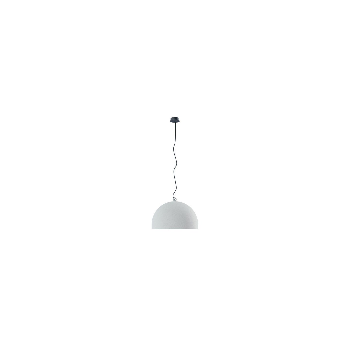 Urban Concrete 60 LED Pendant White Inside