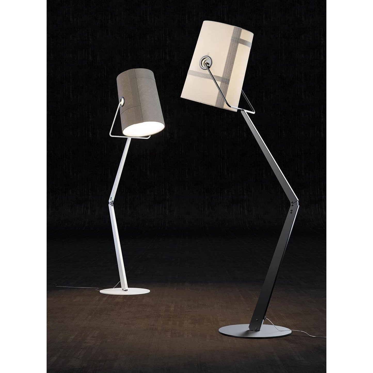 Fork LED Floor Lamp Ivory