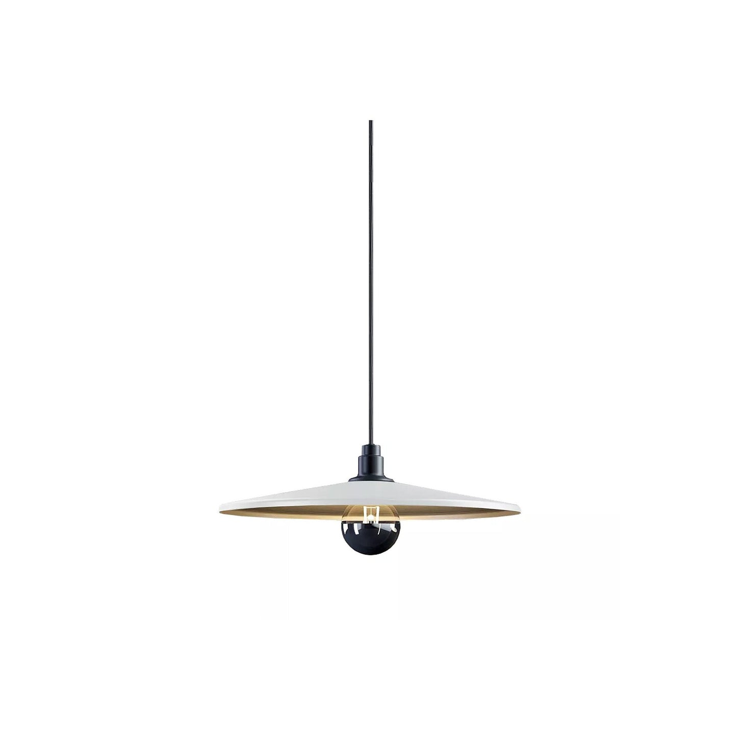 Vinyl Large LED Pendant Black