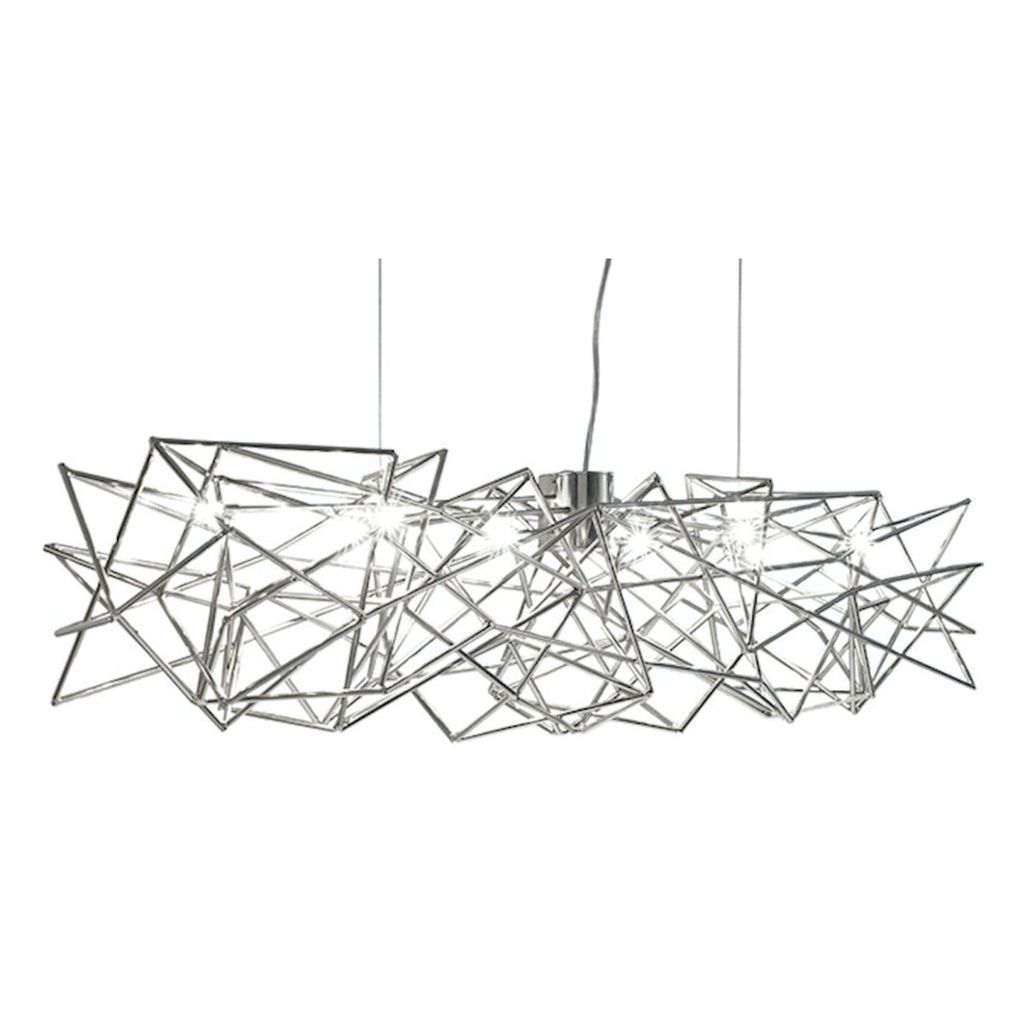 Etoile Linear LED Pendant Nickel