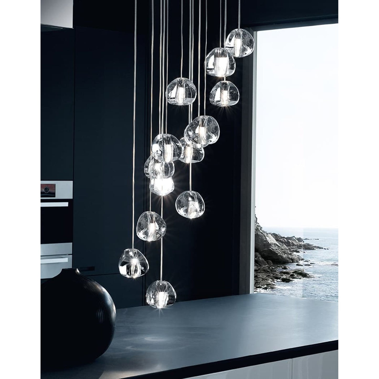 Mizu 15 Round Multi Light Pendant