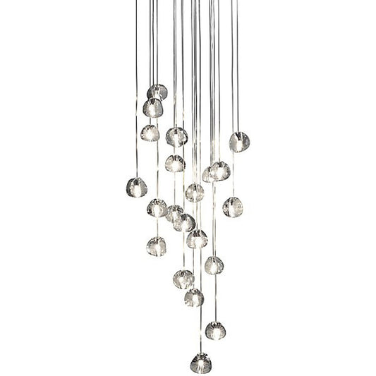 Mizu 26 Square Multi light Pendant