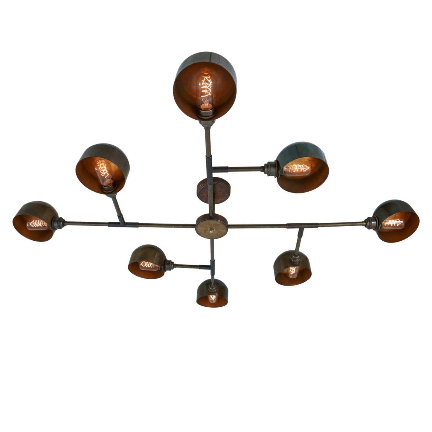 Santa Anita Industrial 8-Arm Ceiling Light