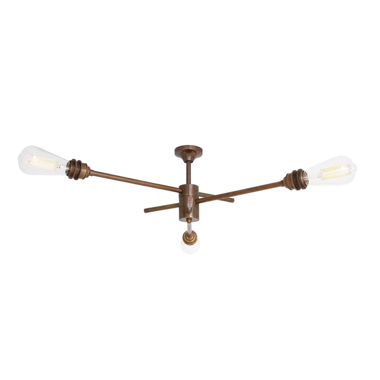 Mombasa Industrial 3-Arm Ceiling Light