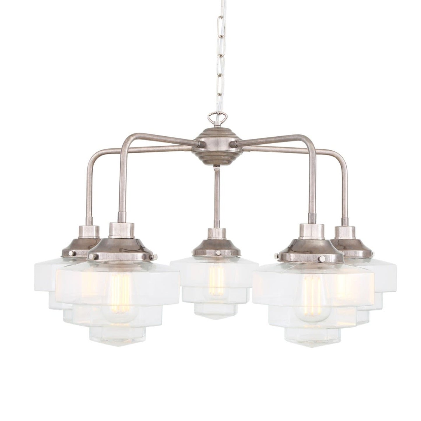 Siena Art Deco Single Tier 5-Light Pendant