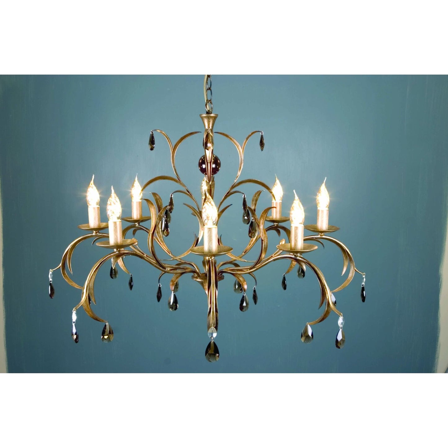 Lily 8-Light Chandelier Bronze Patina