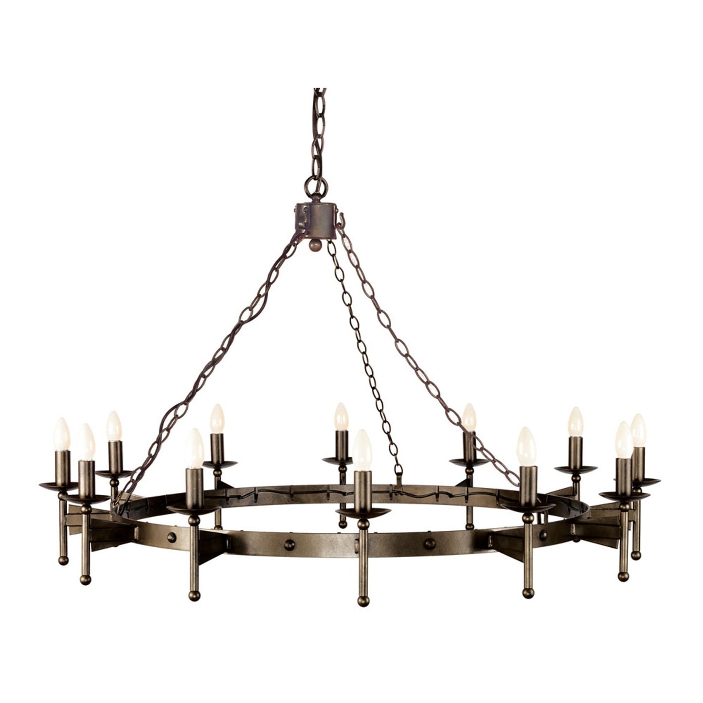 Cromwell 12-Light Chandelier Old Bronze