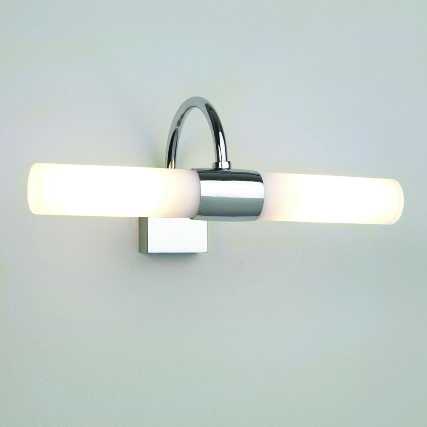 Dayton Wall Light Polished Chrome with Frosted Glass