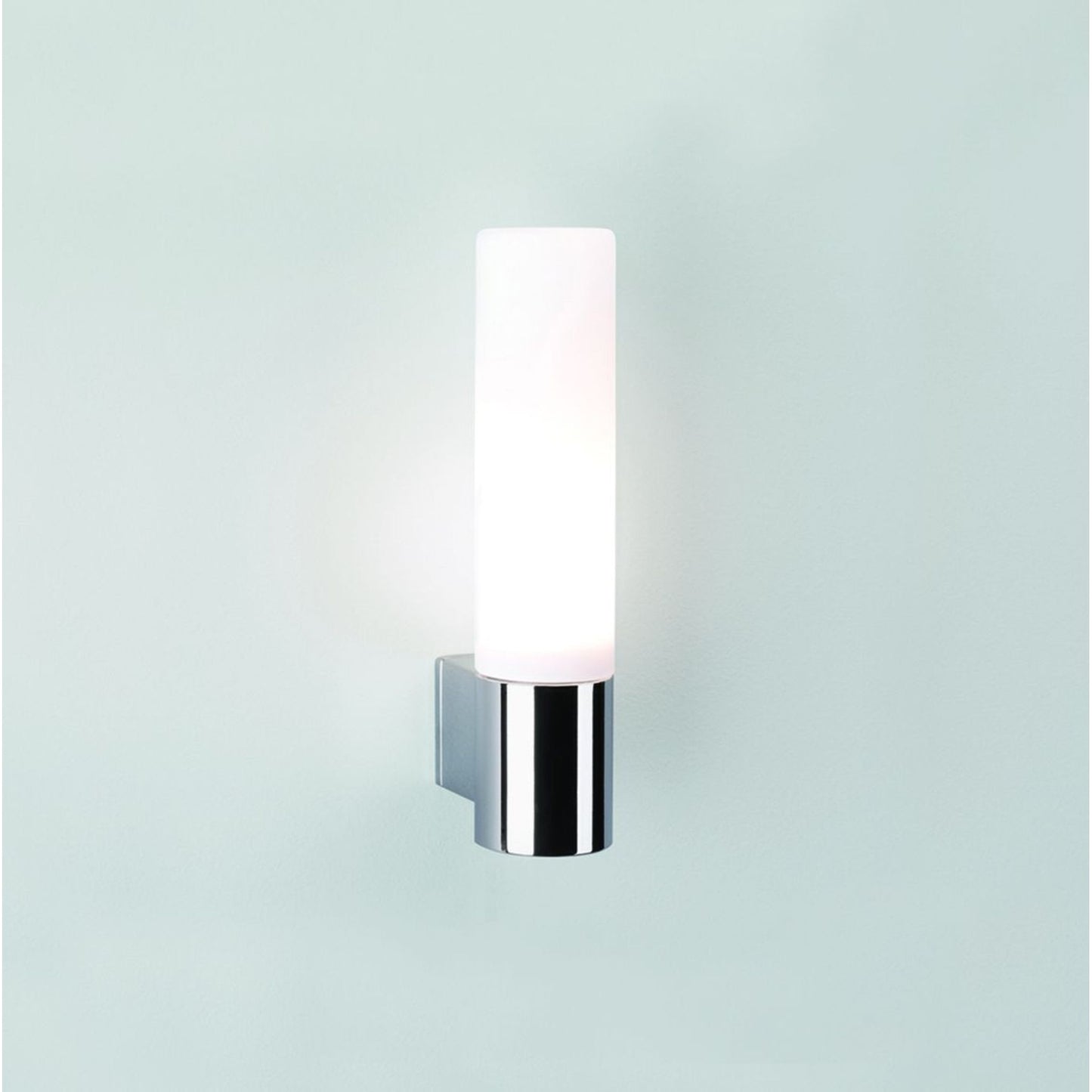 Bari Frosted Glass Wall Light with Tube Base