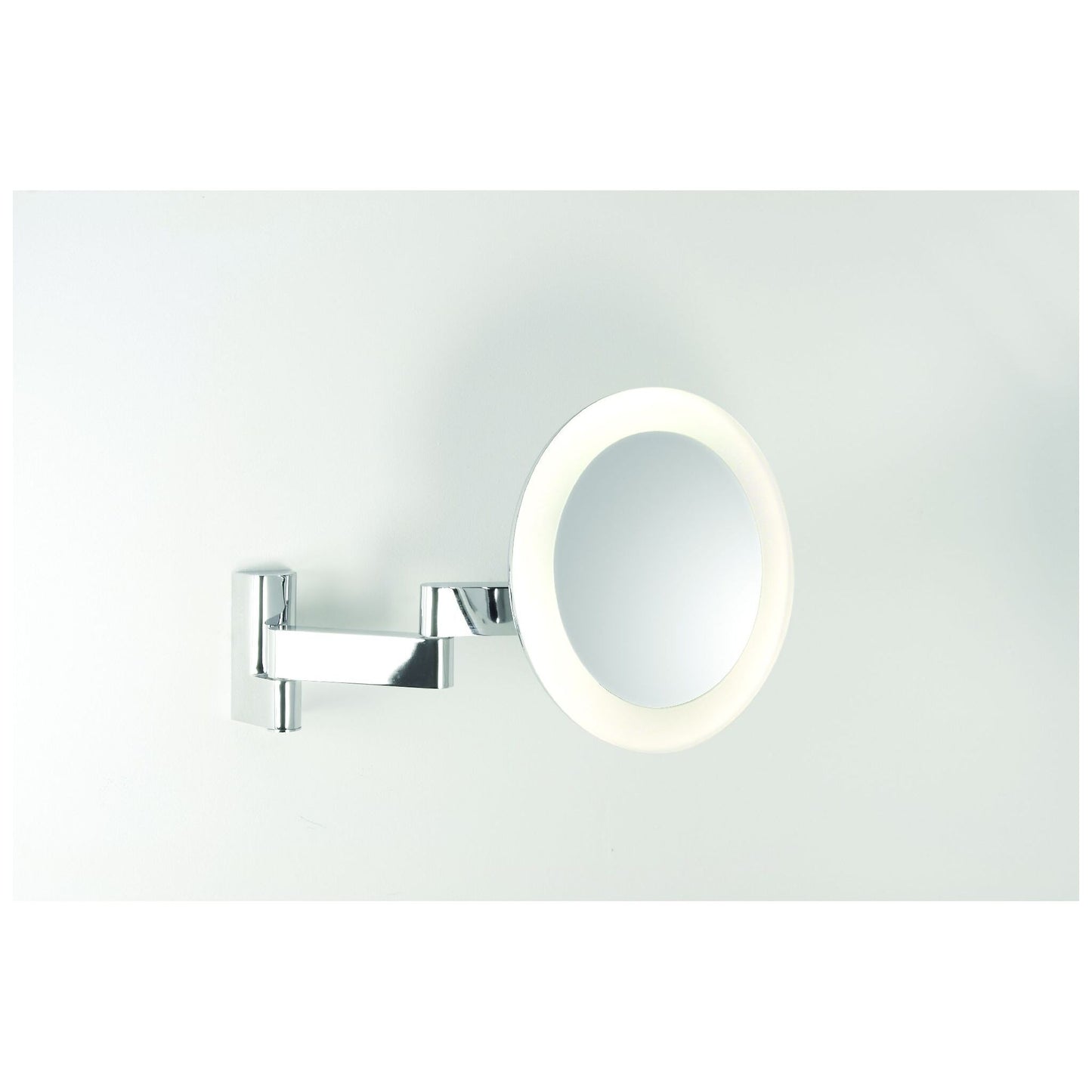 Niimi Round Bathroom Swing Arm Bathroom Mirror