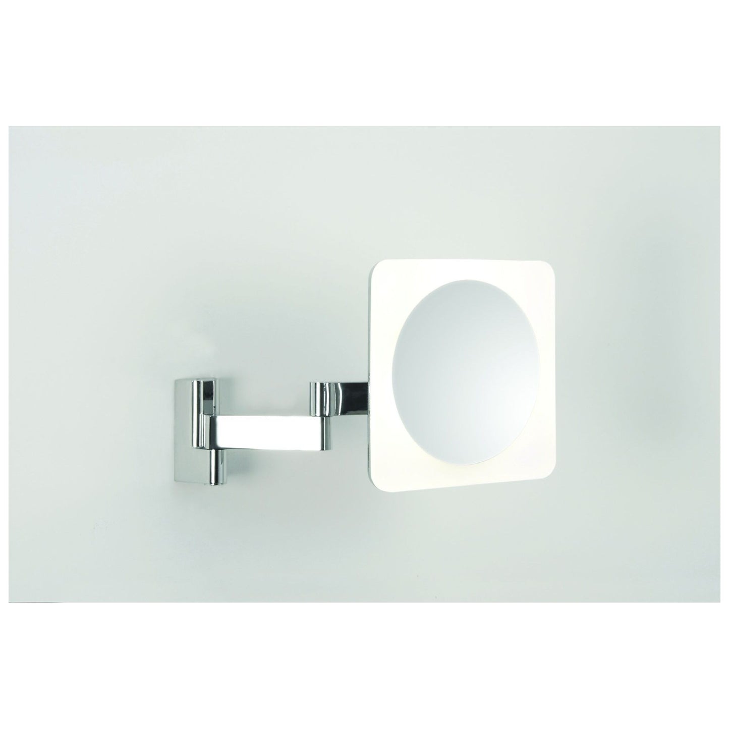 Niimi Round Bathroom Swing Arm Bathroom Mirror