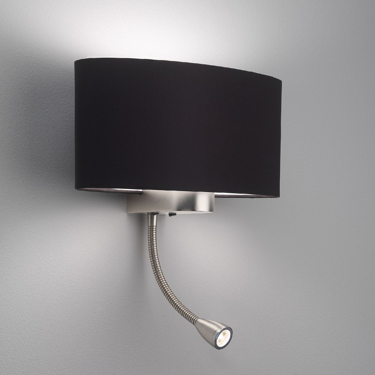 Napoli LED Wall Light Matt Nickel